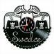 Wall Vinyl Record Clock Sweden 12" 22-1-1 photo 1