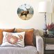 Wall Vinyl Record Clock Deer 12" 76-2-1 photo 2
