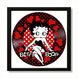 Vinyl Record Decor in a Wooden Frame Betty Boop 14" UF-Frame-M-Betty Boop-3 photo