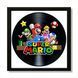 Vinyl Record Decor in a Wooden Frame Super Mario 14" 274-4-2 photo