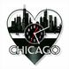 Wall Vinyl Record Clock Chicago 12" Vinyl-Clock-Chicago-3 photo