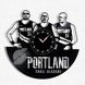 Wall Vinyl Record Clock Portland Trail Blazers 12" Vinyl-Clock-Portland Trail Blazers-1 photo 1