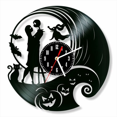 Wall Vinyl Record Clock Nightmare Before Christmas 12" Vinyl-Clock-Nightmare Before Christmas-4 photo