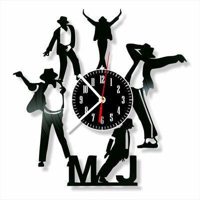 Wall Vinyl Record Clock Michael Jackson 12" Vinyl-Clock-Michael Jackson-3 photo
