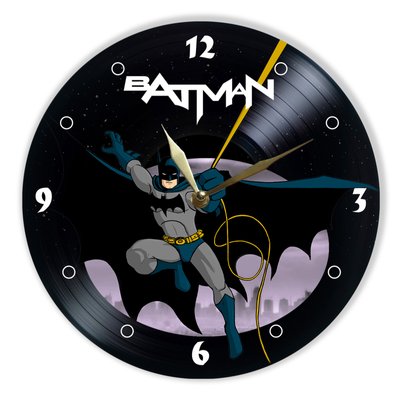 Wall Vinyl Record Clock Batman 12" UF-Clock-Batman-2 photo