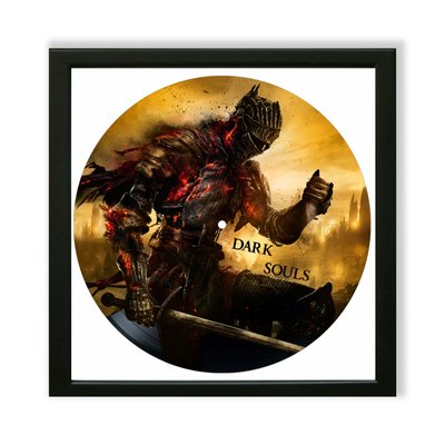 Vinyl Record Decor in a Wooden Frame Dark Souls 14" UF-Frame-Dark Souls-2 photo