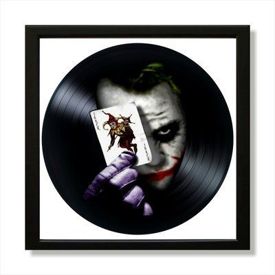 Vinyl Record Decor in a Wooden Frame Joker 14" 745-4-1 photo