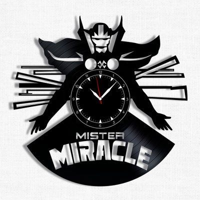Настінний вініловий годинник Містер Чудо, діаметр 30см Vinyl-Clock-Mister Miracle-1 фото