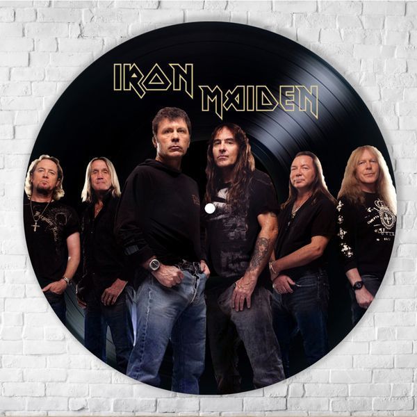 Vinyl Record Decor Iron Maiden 12" 537-3-1 photo