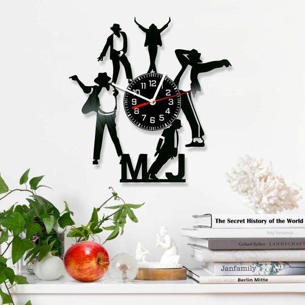 Wall Vinyl Record Clock Michael Jackson 12" Vinyl-Clock-Michael Jackson-3 photo