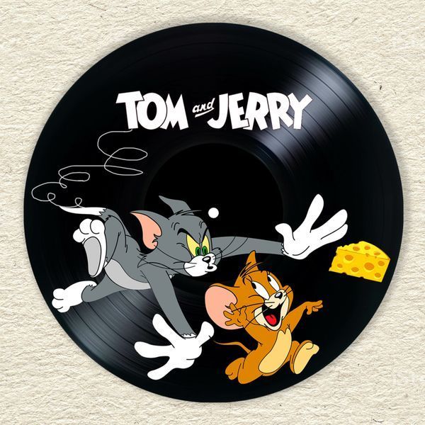 Vinyl Record Decor Tom and Jerry 12" 984-3-1 photo