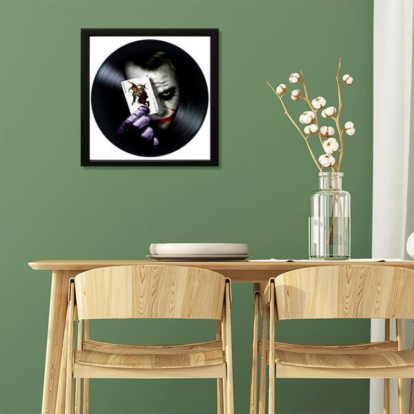 Vinyl Record Decor in a Wooden Frame Joker 14" 745-4-1 photo