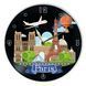Wall Vinyl Record Clock Paris 12" 13-2-2 photo