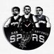 Wall Vinyl Record Clock San Antonio Spurs 12" Vinyl-Clock-San Antonio Spurs-1 photo 1