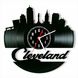 Wall Vinyl Record Clock Cleveland Ohio 12" Vinyl-Clock-Cleveland Ohio-1 photo 1