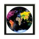 Vinyl Record Decor in a Wooden Frame Continents 14" UF-Frame-Continents-3 photo