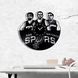 Wall Vinyl Record Clock San Antonio Spurs 12" Vinyl-Clock-San Antonio Spurs-1 photo 2