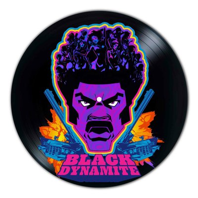 Vinyl Record Decor Black Dynamite 12" UF-Décor-M-Black Dynamite-1 photo