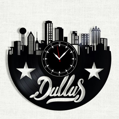 Wall Vinyl Record Clock Dallas 12" Vinyl-Clock-Dallas-1 photo