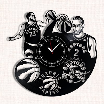 Wall Vinyl Record Clock Toronto Raptors 12" Vinyl-Clock-Toronto Raptors-1 photo