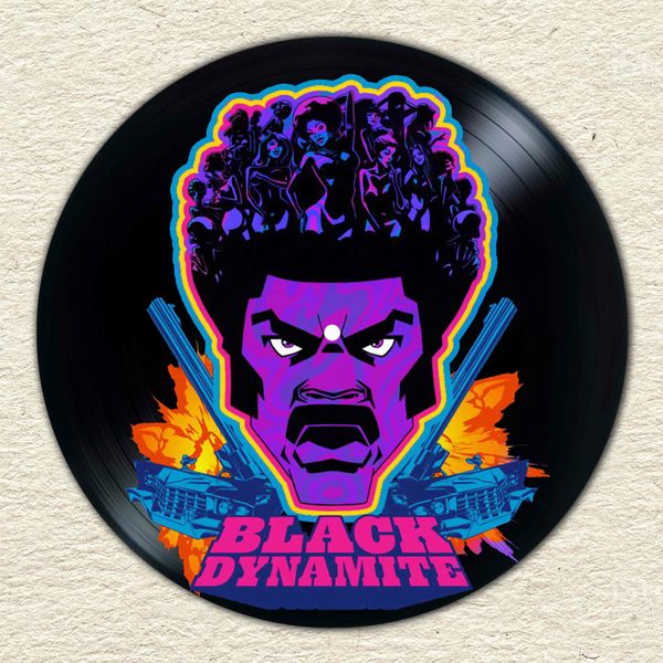 Vinyl Record Decor Black Dynamite 12" UF-Décor-M-Black Dynamite-1 photo