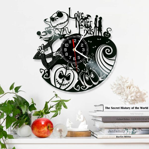 Wall Vinyl Record Clock Nightmare Before Christmas 12" Vinyl-Clock-Nightmare Before Christmas-5 photo