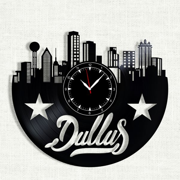 Wall Vinyl Record Clock Dallas 12" Vinyl-Clock-Dallas-1 photo