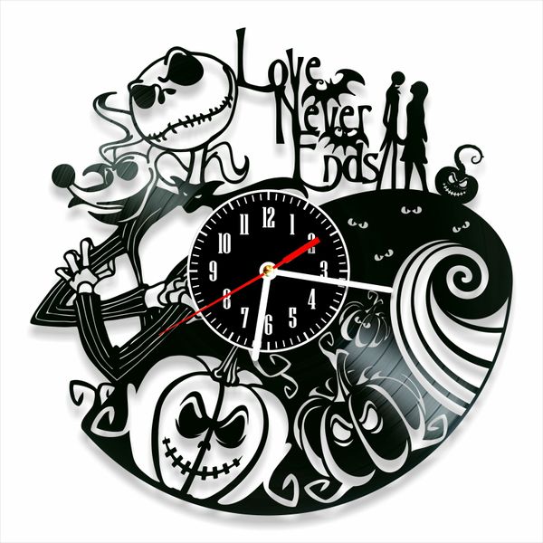 Wall Vinyl Record Clock Nightmare Before Christmas 12" Vinyl-Clock-Nightmare Before Christmas-5 photo