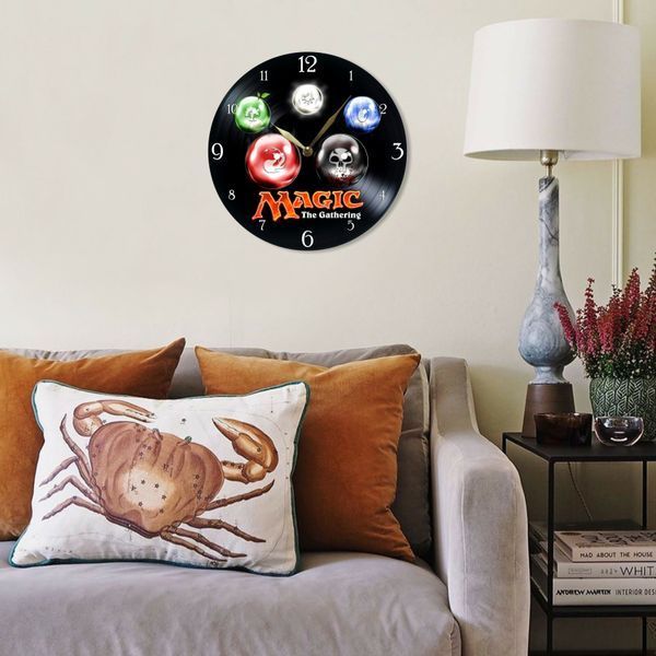 Wall Vinyl Record Clock Magic The Gathering 12" UF-Clock-Magic The Gathering-2 photo
