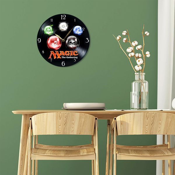 Wall Vinyl Record Clock Magic The Gathering 12" UF-Clock-Magic The Gathering-2 photo
