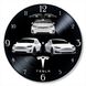 Wall Vinyl Record Clock Tesla 12" UF-Clock-Tesla-1 photo 1