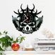 Настінний вініловий годинник Scull, діаметр 30см Vinyl-Clock-Scull-1 фото 2