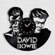 Настінний вініловий годинник Девід Бові, діаметр 30см Vinyl-Clock-David Bowie-2 фото 1