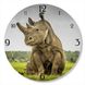 Wall Vinyl Record Clock Rhino 12" UF-Clock-Rhino-2 photo