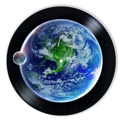 Vinyl Record Decor Earth 12" UF-Decor-Earth-1 photo