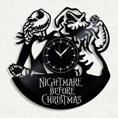 Wall Vinyl Record Clock Nightmare Before Christmas 12" Vinyl-Clock-Nightmare Before Christmas-6 photo