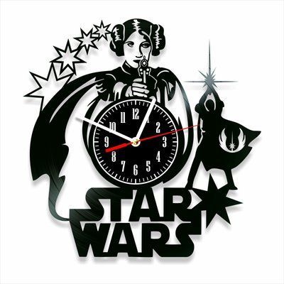 Wall Vinyl Record Clock Star Wars 12" 143-1-26 photo