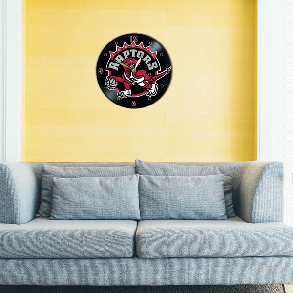 Wall Vinyl Record Clock Toronto Raptors 12" UF-Clock-Toronto Raptors-1 photo