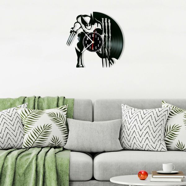 Wall Vinyl Record Clock Wolverine 12" Vinyl-Clock-Wolverine-2 photo
