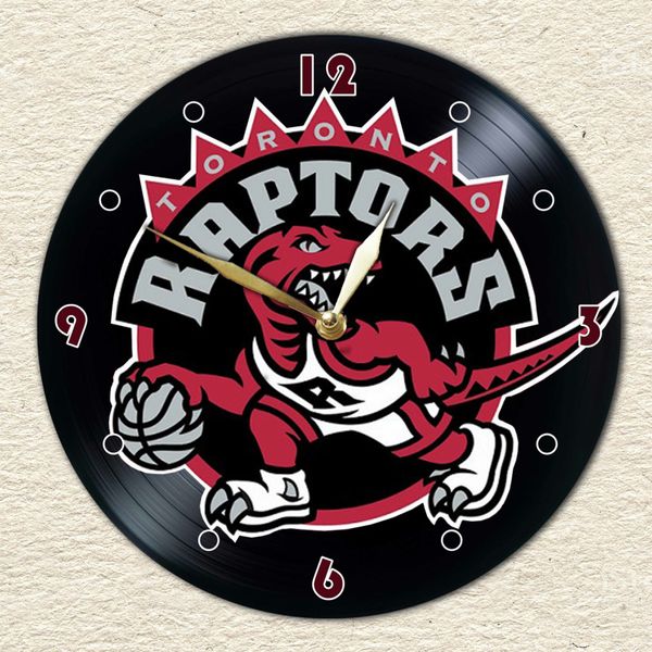 Wall Vinyl Record Clock Toronto Raptors 12" UF-Clock-Toronto Raptors-1 photo