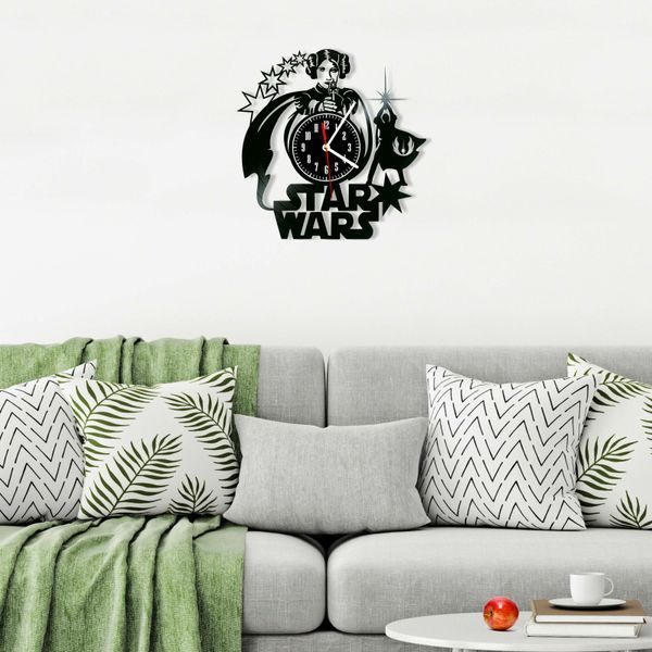 Wall Vinyl Record Clock Star Wars 12" 143-1-26 photo