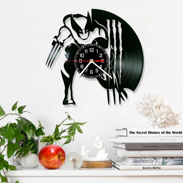 Wall Vinyl Record Clock Wolverine 12" Vinyl-Clock-Wolverine-2 photo