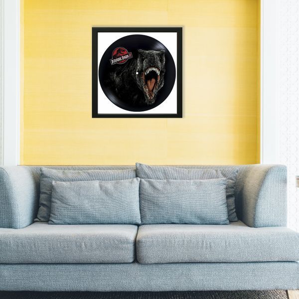 Vinyl Record Decor in a Wooden Frame Jurassic Park 14" 746-4-1 photo
