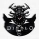 Настінний вініловий годинник Діабло, діаметр 30см Vinyl-Clock-Diablo-2 фото 1