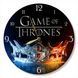 Wall Vinyl Record Clock Game of Thrones 12" UF-Clock-M-Game of Thrones-2 photo 1