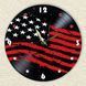 Wall Vinyl Record Clock US flag 12" 136-2-2 photo 3