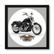 Vinyl Record Decor in a Wooden Frame Harley Davidson 14" 226-4-3 photo