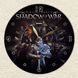 Настінний вініловий годинник Тінь Війни, діаметр 30см UF-Clock-Shadow of War-1 фото 3
