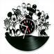 Настінний вініловий годинник Міккі і Мінні Маус, діаметр 30см Vinyl-Clock-C-Mickey and Minnie Mouse-6 фото