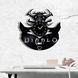 Настінний вініловий годинник Діабло, діаметр 30см Vinyl-Clock-Diablo-2 фото 2